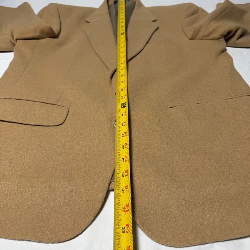 Haspel‎ Camel Hair Saco Sport (Western) Blazer Beige Fully Lined Men's Size 44R
